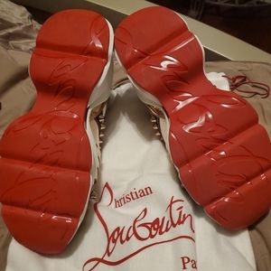 Authentic Christian Louboutin trainer 123 nude